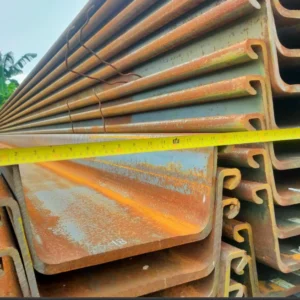 Sheet Pile SP III 400 x 125 x 13 mm x 12 m